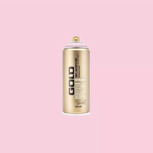 Montana Cans Spray Paint Acrylic with Metallic Effect Gold Frozen Strawberry 400ml