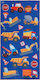 Beauty Home Microfiber Towel Body Blue 140x70cm