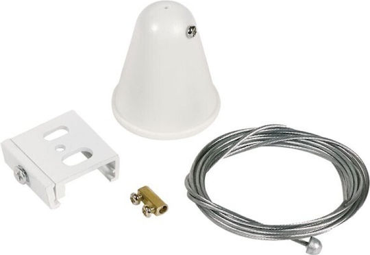 Eurolamp Mounting Suspension for Lighting Fixtures White 145-59124