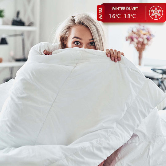 HappyNest Κουβερτοπάπλωμα Διπλό 200x220εκ. 800