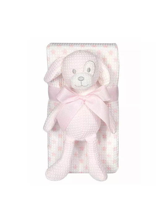 Greenwich Polo Club Nursery Swaddling Blanket with Animal 75x100cm