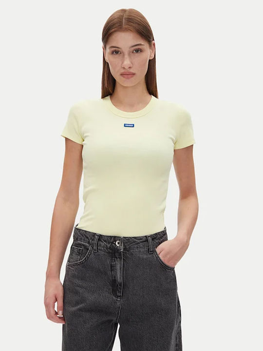 Hugo Easy Tricou Damă Galben