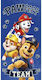 Детска плажна кърпа Borea Paw Patrol 70x140см микрофибър