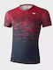 Athletic Short Sleeve Blouse Sunset