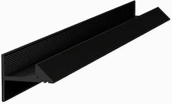 Acoperire Îmbinare Bază Aluminiu Solid 4000mm Negru 102-apm#400#bl