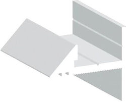 Joint Cover Base Solid Aluminum 4000mm White 102-apm#400#wh