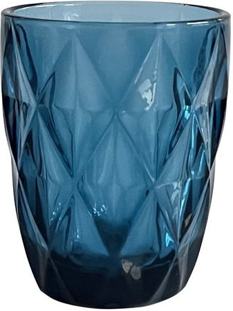 Ready Set of Blue Glass Water Glasses 12 Pieces