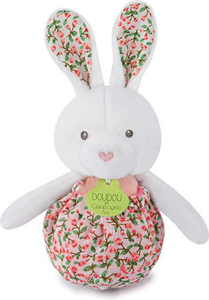 Doudou et Compagnie Λούτρινο Λαγουδάκι λουλουδάτο 20 εκ.