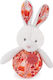 Doudou et Compagnie Iepuraș de pluș Roz 20 cm.