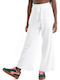 Women's Fabric Trousers White