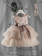 Vinte li Pink Baptism Dress