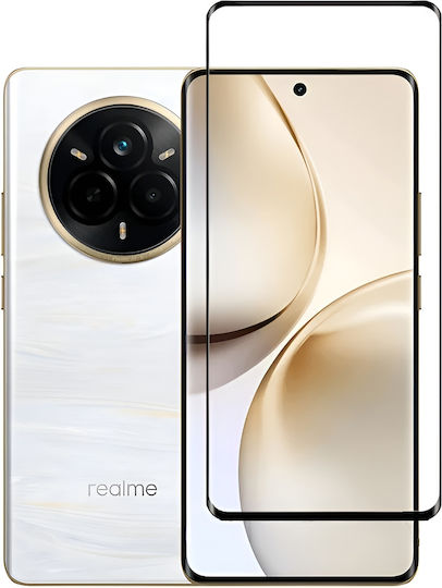 Sticlă Temperată 3D Realme 14 Pro+ 5G Ramă Neagră