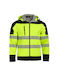 Stenso Nobel Pro Work Jacket Reflective Softshell with Fleece Lining and with Hood Yellow