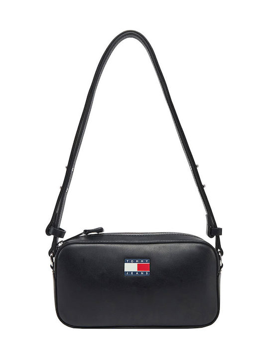 Tommy Hilfiger Essential Leather Women's Bag Crossbody Black