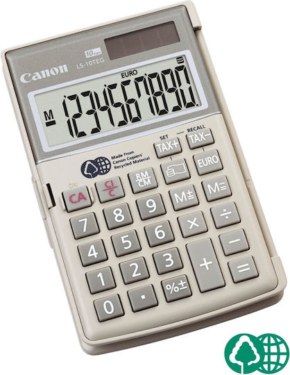 Canon LS-10 TEG Калкулатор Ежедневна употреба 10 Цифри в Сив Цвят 1бр