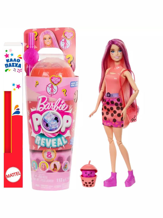 Spielzeugkerze Barbie: Pop Reveal - Bubble Tea Series Mango Mochi Doll Barbie