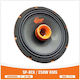 SP Audio 8CX Ηχείο Αυτοκινήτου Ομοαξονικά 8" με 250W RMS (Midrange)