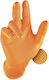Industrial Starter Gloves for Work Orange Nitrile 1pcs