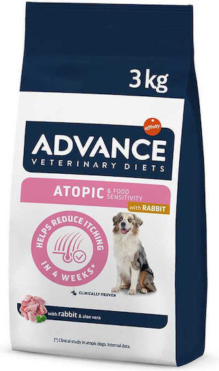 Advance 3kg Trockenfutter Diät für erwachsene Hunde mit und Kaninchen
