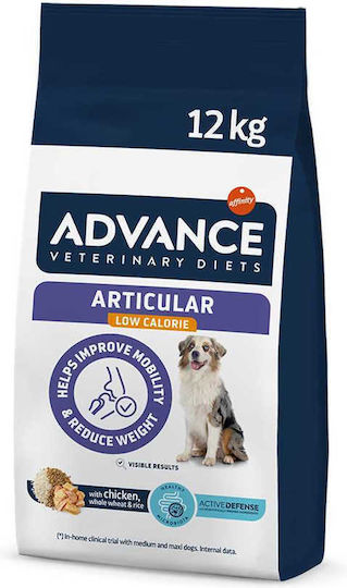 Advance 12kg Trockenfutter Diät für erwachsene Hunde mit Huhn, Reis und Geflügel