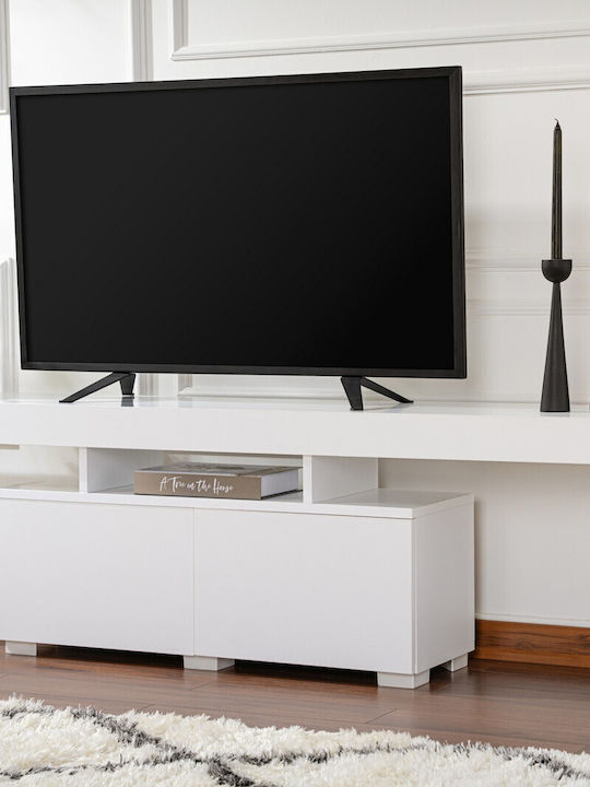 Έπιπλο Τηλεόρασης Enclave White Μ180xΠ31.3xΥ50cm