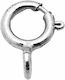 9k White Gold Clasp Aerosol 5.00mm