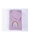 Nef-Nef Homeware Set of baby towels 2pcs Water Rainbow Rainbow 70 cmx140cm Weight 420gr/m²