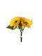 Katoikonhome Sunflower Branch 42 Cm Yellow Bouquet 3 Pcs
