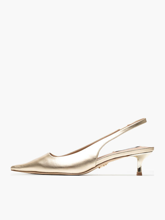 Kari Γόβες με Λουράκι Χρυσές