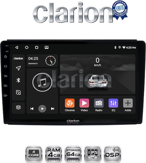 Clarion Ηχοσύστημα Αυτοκινήτου για Peugeot Boxer Fiat Ducato Citroen Jumper 2006 > 2011 (Bluetooth/USB/WiFi/GPS/Apple-Carplay/Android-Auto)