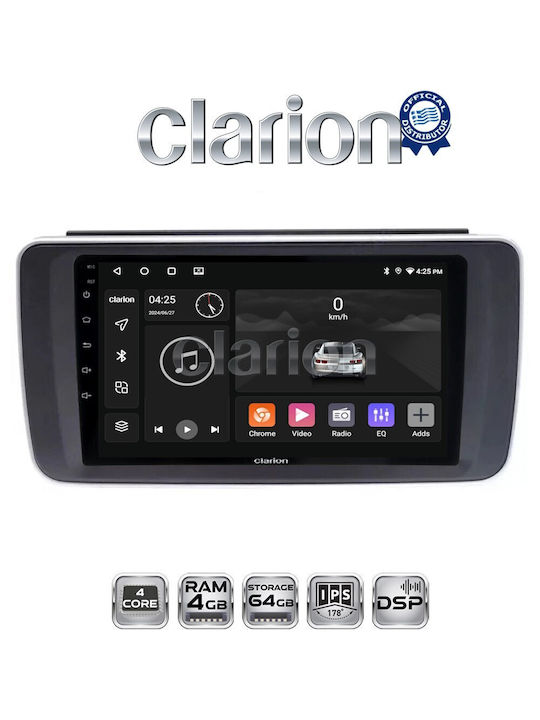 Clarion Ηχοσύστημα Αυτοκινήτου για Nissan Leaf 2018 (Bluetooth/USB/WiFi/GPS/Apple-Carplay/Android-Auto)