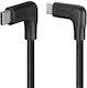 Lindy Редовна USB 2.0 Кабел USB-C мъжки - USB-C мъжки Черен 1м (32023)