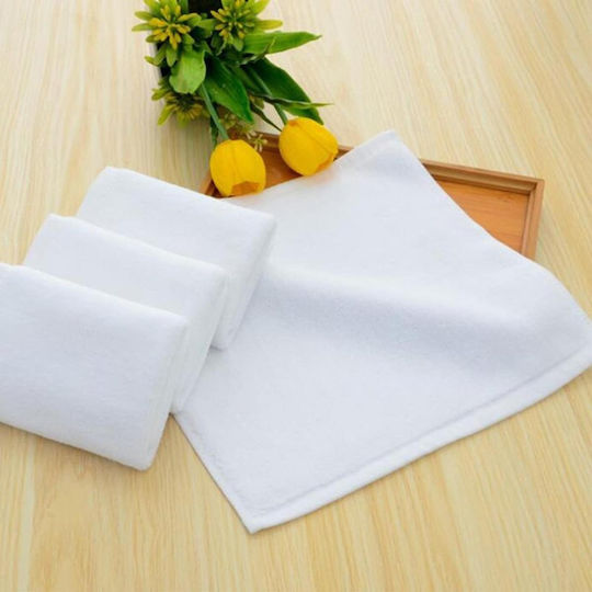 Hand Towel 30×30 White 450g 100% Combed Cotton 809 Astron Italy