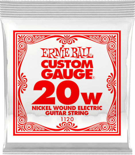 Ernie Ball 20w Einzelsaite für Gitarre