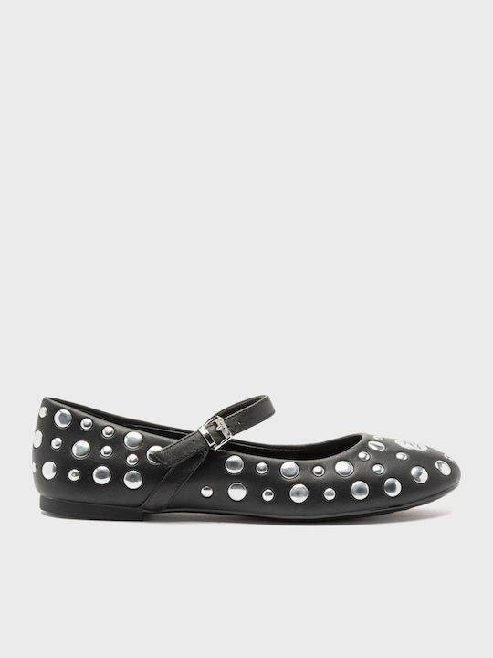 Ballerinas With strap Black