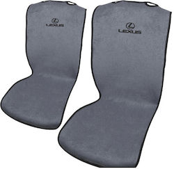Takeposition Car Seat Cover 2 Pieces Cotton Gray 214-3246-9024-07