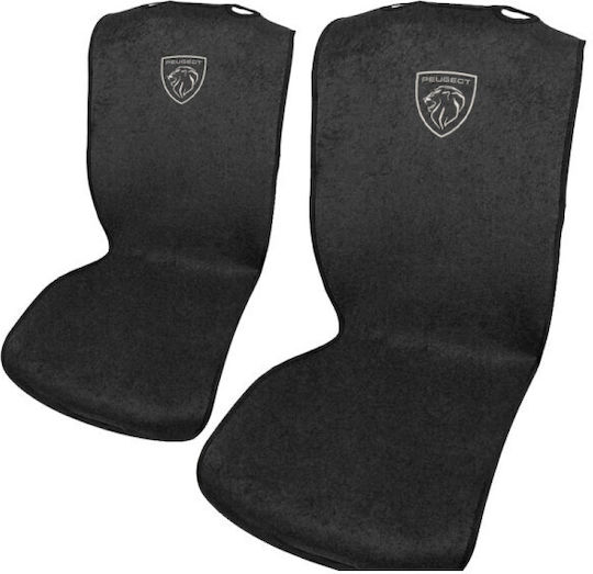 Takeposition Car Seat Back 2pcs Cotton Black