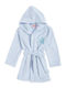 Nef-Nef Homeware Hooded Baby Bathrobe Explore the Universe L.blue