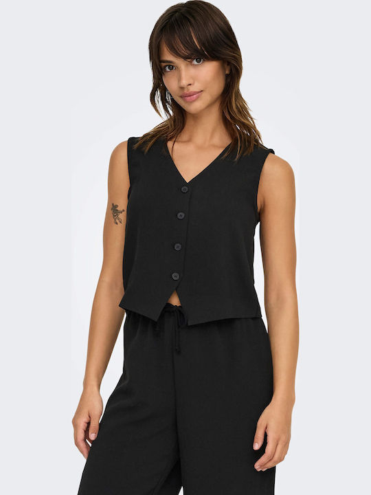 Only Life Women's Vest Black