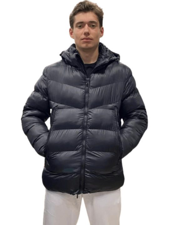 Paco & Co Μπουφάν Puffer Αντιανεμικό Black