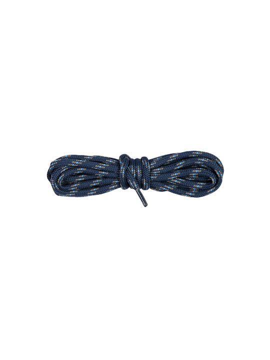 Bergal Trekking-Schnürsenkel Dunkelblau Hellblau 120cm Rund Dick Wanderschnürsenkel Geflochtene Farben Dunkelblau Hellblau 120cm