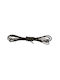 Bergal Round Laces Waxed Medium Thick Dark Brown 75cm Κορδονια Στρογγυλα Μεσαια Παχους Κερωμενα Σκούρο Καφέ 75 Εκατοστά