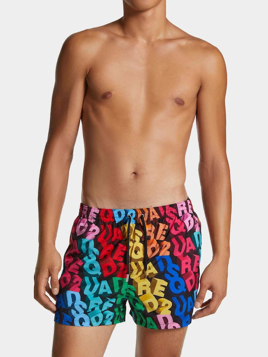Costum De Baie Bărbați Pantaloni Scurți Multicolor