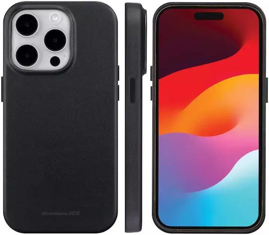 dbramante1928 Back Cover Piele Negru (iPhone 15 Pro Max)
