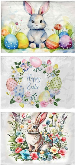 Easter Fabric Placemat 1 Piece 42x27cm Bunnys 932209 Random Design Selection
