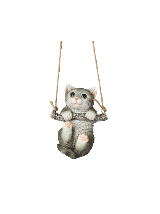 Kaemingk Hanging Wall Decor Gray Plastic 15x10x...