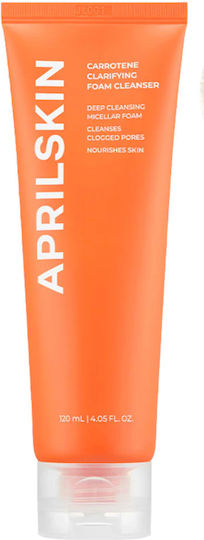 Aprilskin Real Carrotene Spumă Față pentru Ten Acneic 120ml
