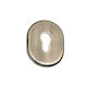 Antique Brass Armored Escutcheon Best No 3 Antique