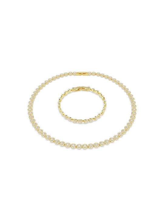 Swarovski Σετ Κοσμημάτων από Χρυσό Swarovski Σετ Κοσμημάτων από Χρυσό