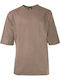 T-shirt Καφέ